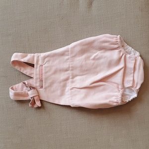Dondolo Pink One Piece Overalls | Adjustable Button Straps | 12M